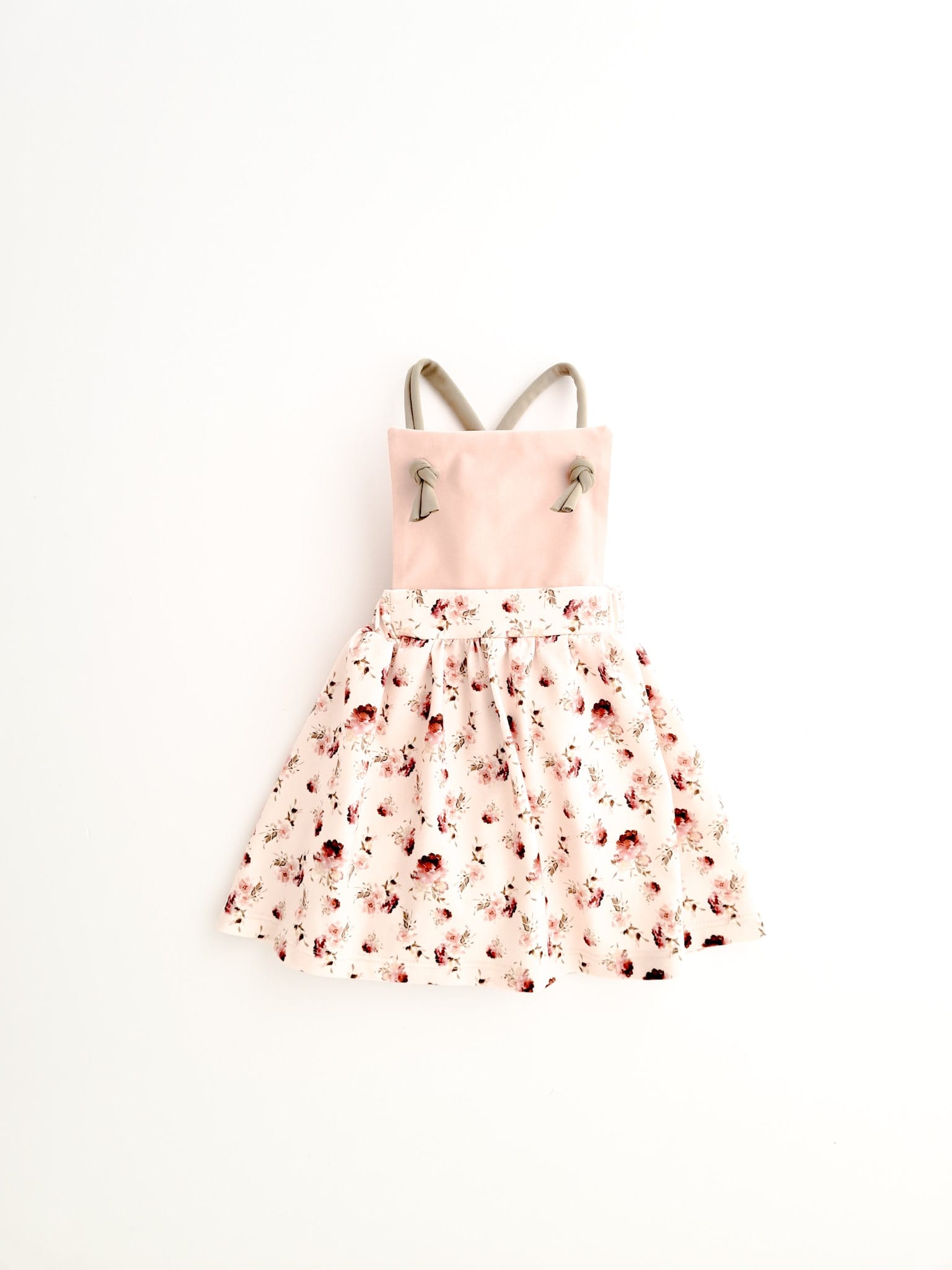 Pink floral dress